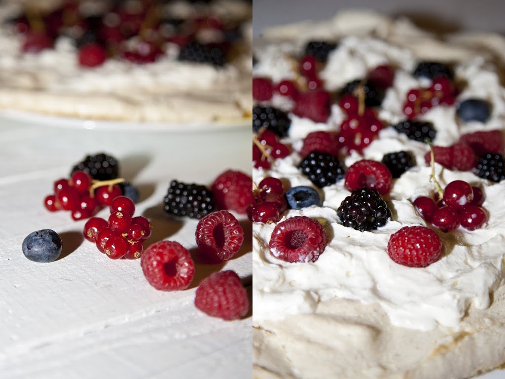 Pavlova de Frutas del Bosque