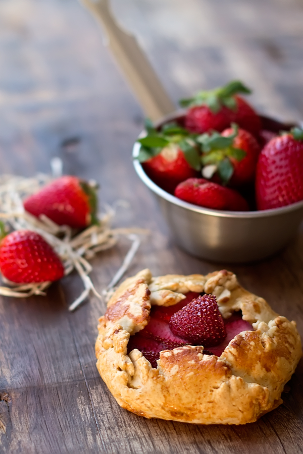 Galette dulce de fresas