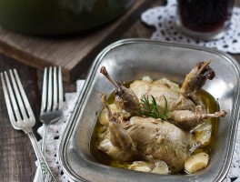 codornices en escabeche