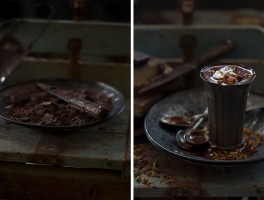 Chocolate a la taza aromatizado