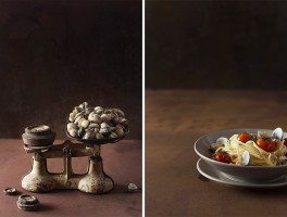 Tallarines con Berberechos y lima