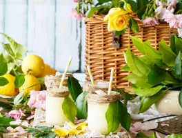 Sorbete de limón al cava