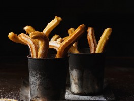 Churros con chocolate