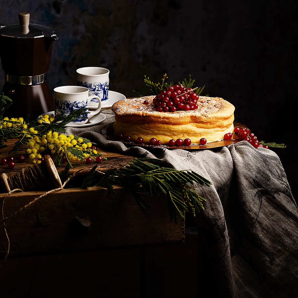 Pastel de queso japonés