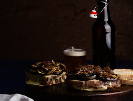 Tosta vegetal al horno