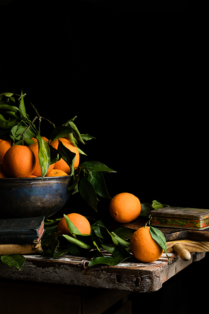 Magdalenas de chocolate y naranja